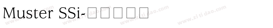 Muster SSi字体转换